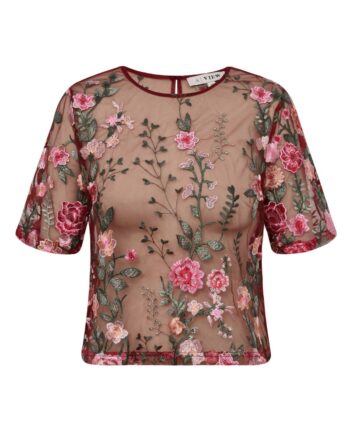 -view Blouse Fuschia Blouse Bordeaux Rose