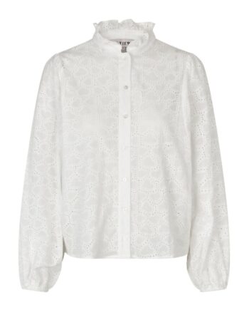 -view Bluse Karla Shirt White