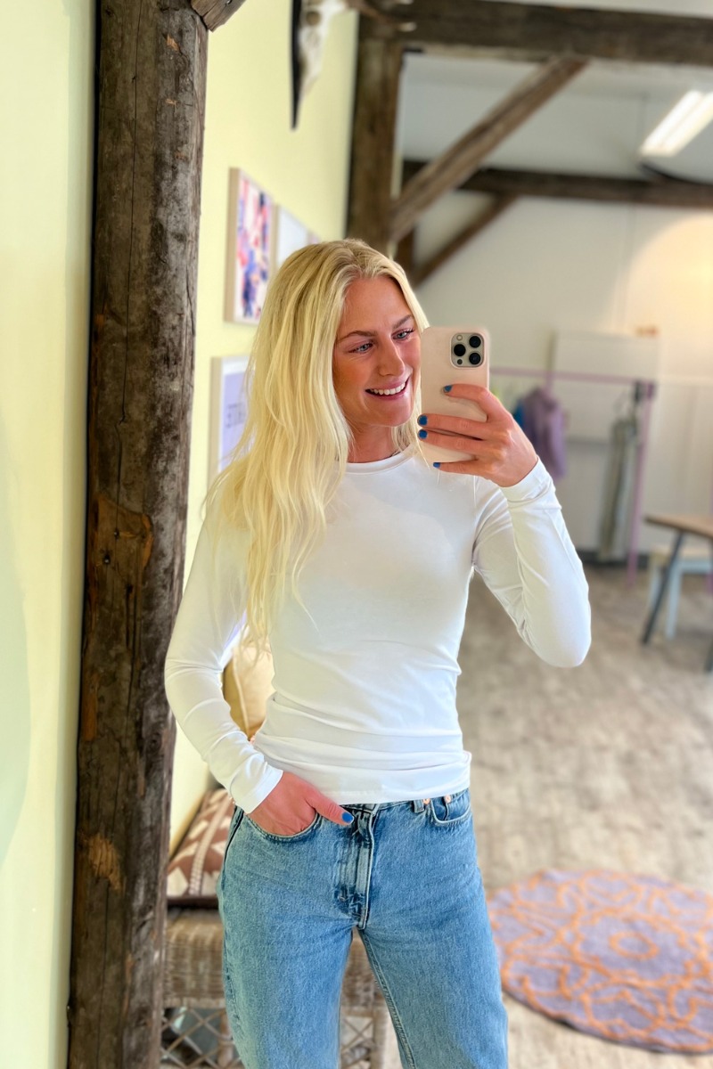 -view Bluse Stabil Top 000 White