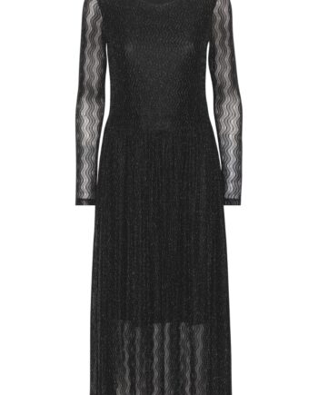 -view Kjole Evalia Dress Black