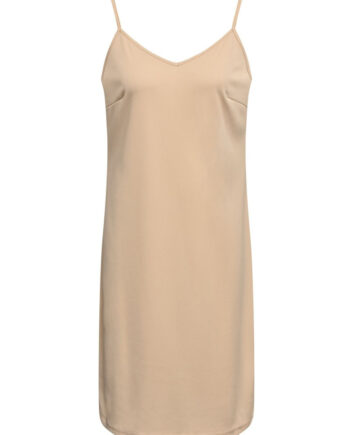 -view Kjole Slip Dress Nude