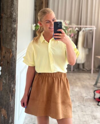 -view Nederdel Ally Skirt Camel