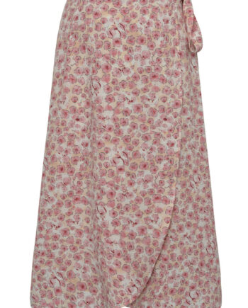 -view Nederdel Peony Wrap Skirt Rose Pink