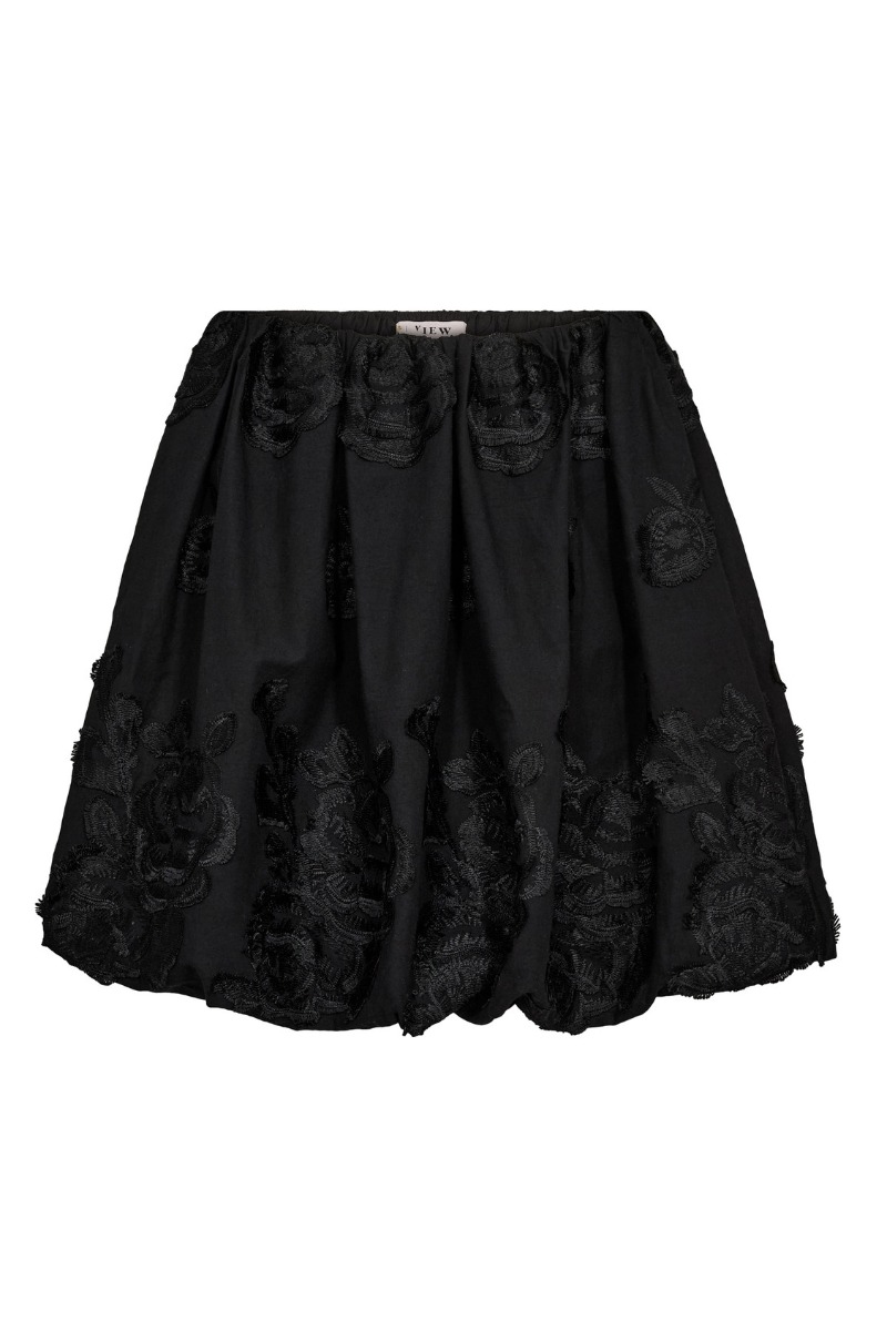 -view Nederdel Rosamarie Skirt Black