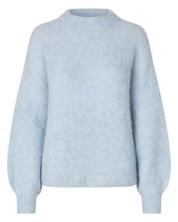 -view Strik Patrisia New Knit Pullover Light Blue