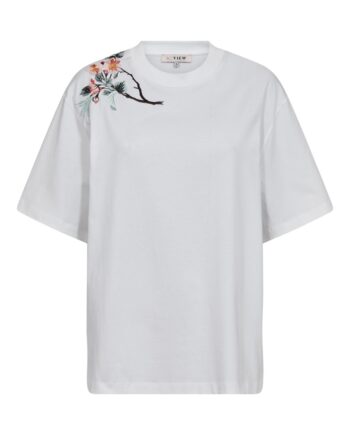 -view  -shirt Best Flowertee White