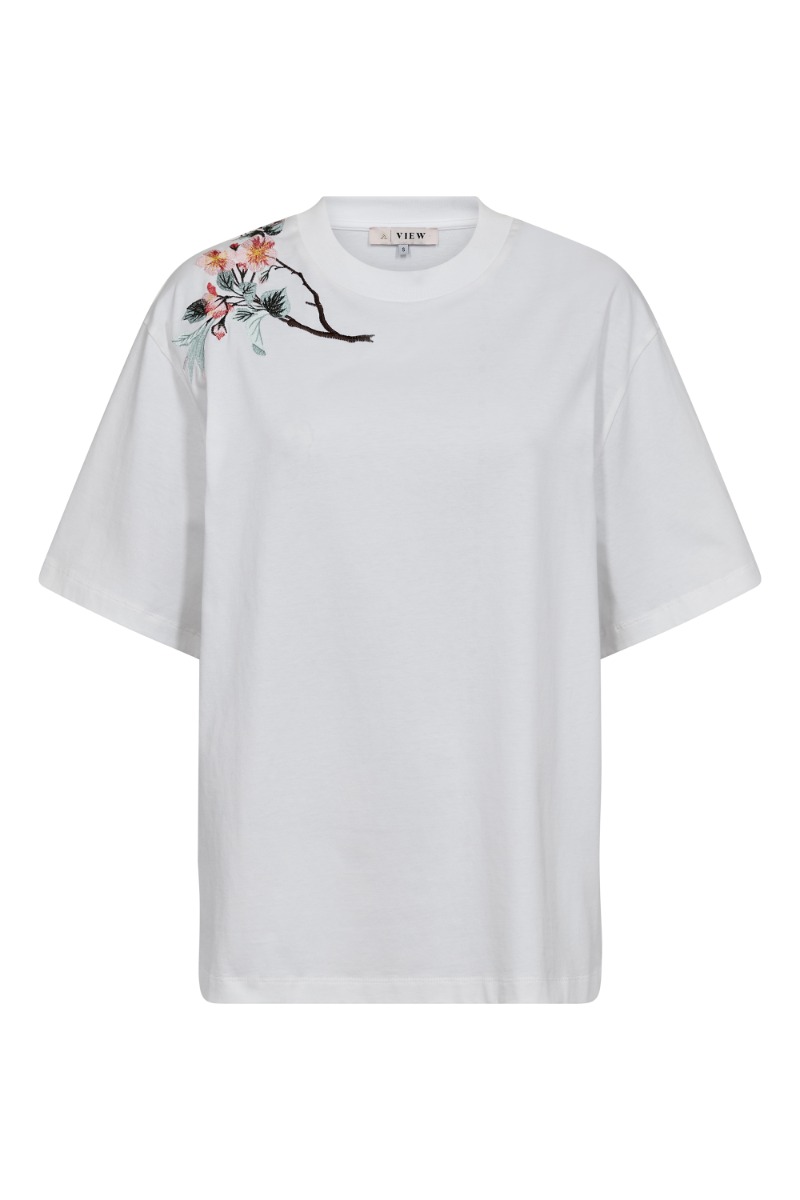 -view -shirt Best Flowertee White