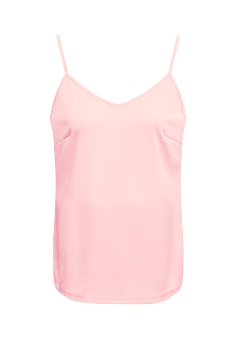 -view Top Slip Top Pale Rose