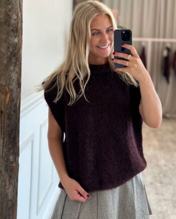 -view Vest Patrisia New Knit Vest Bordeaux