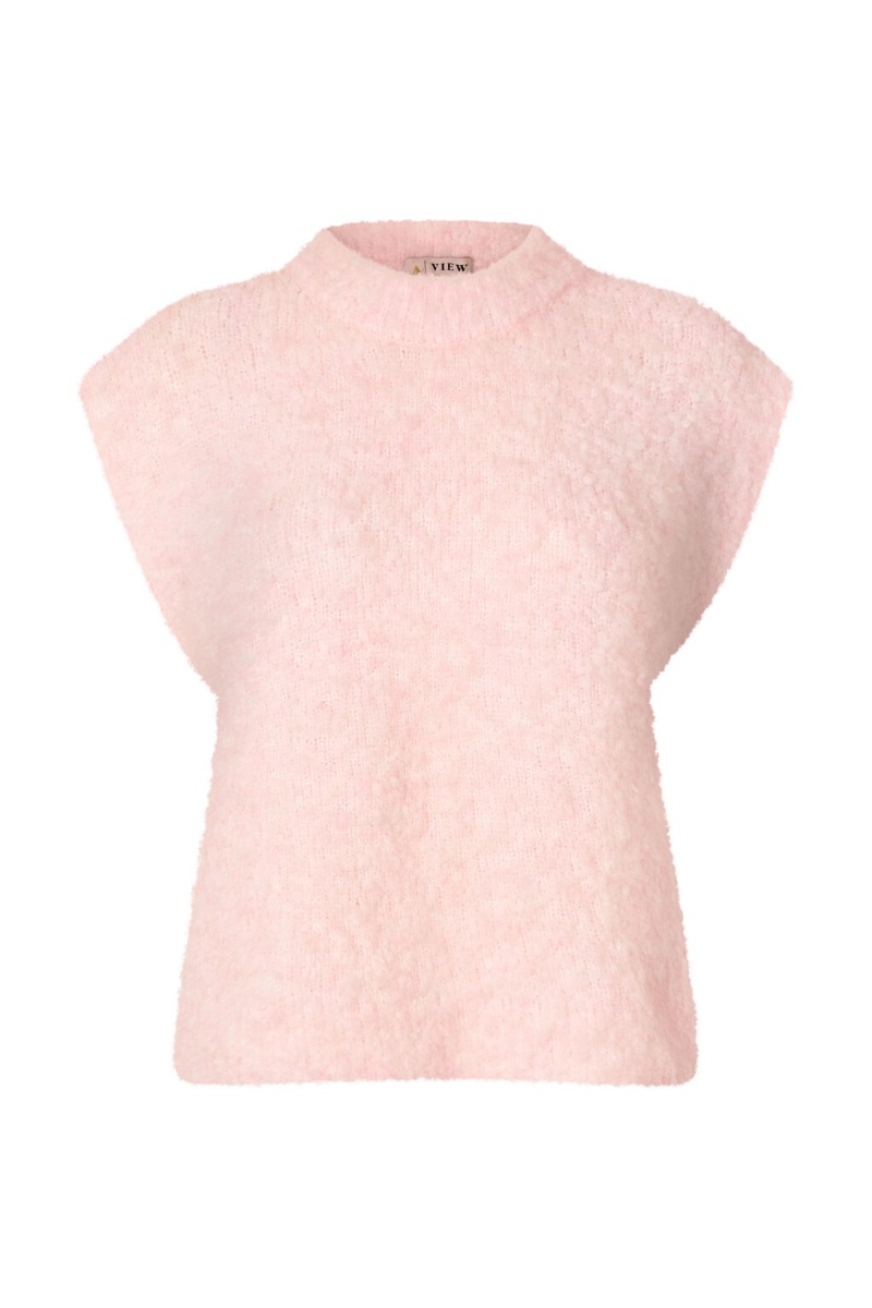-view Vest Patrisia New Knit Vest Rose