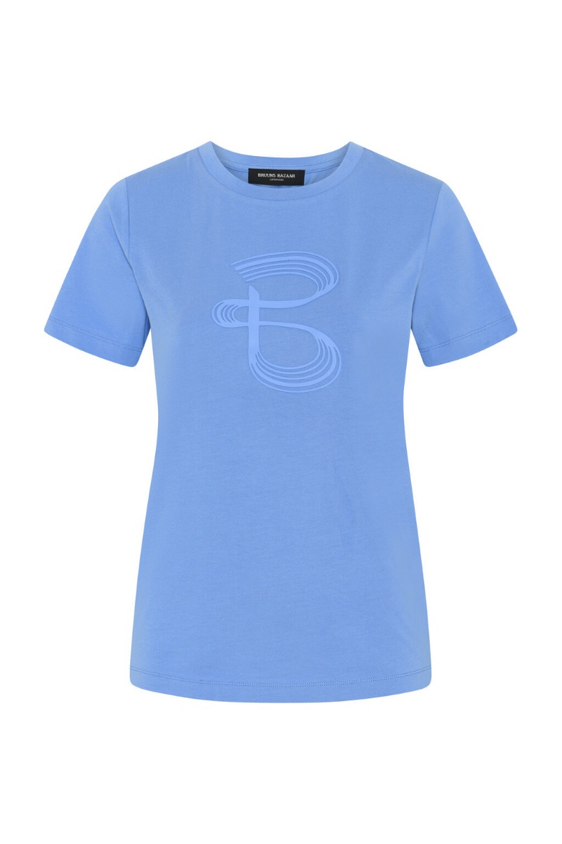 Bruuns Bazaar -shirt Alnusbbruba Tee Cornflower Blue