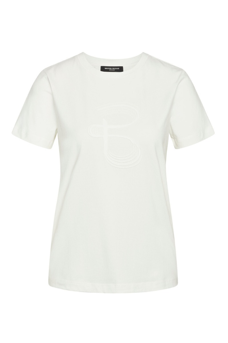 Bruuns Bazaar -shirt Alnusbbruba Tee White