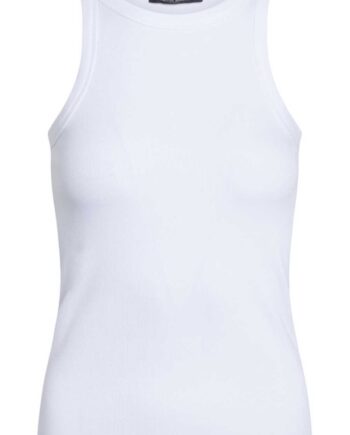 Bruuns Bazaar Top Katy Rib Tank Top White