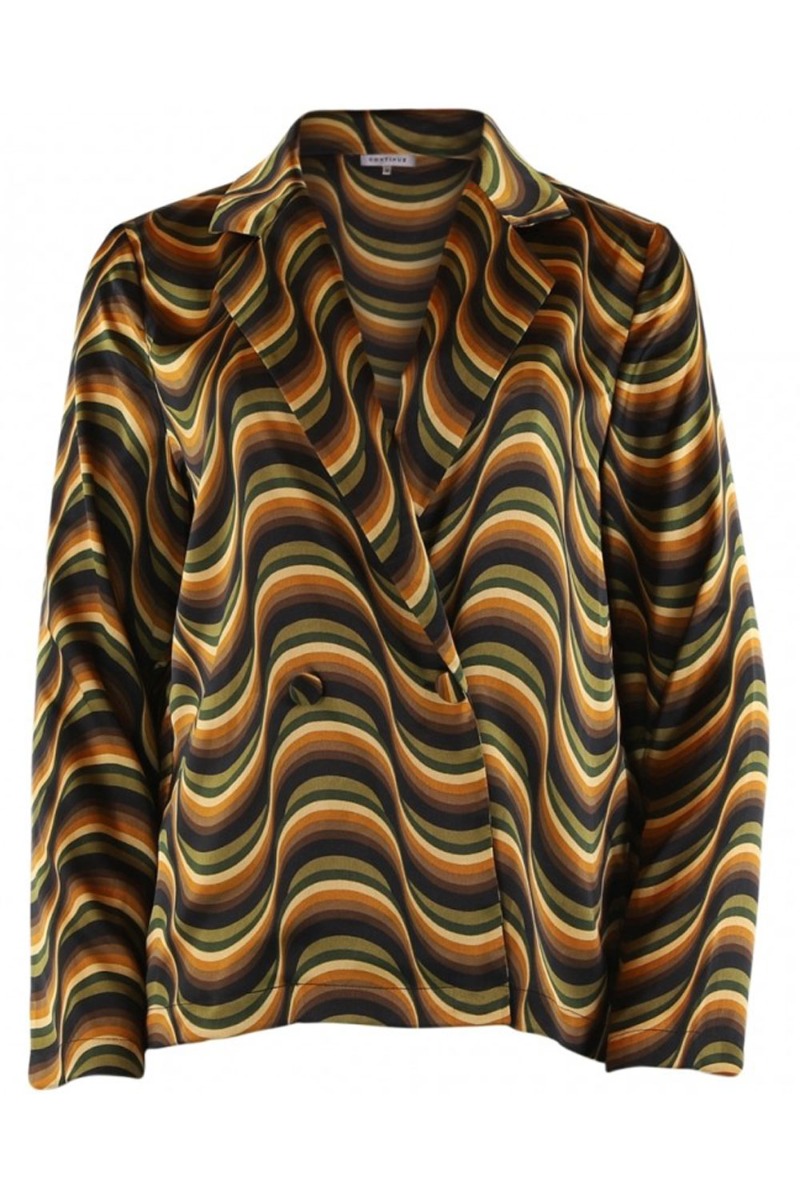 Continue Blazer Lizza Brown Mix