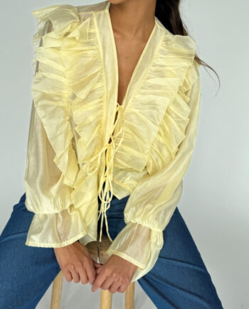 Continue Bluse Citta Light Yellow