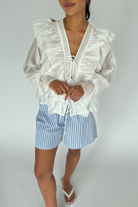 Continue Bluse Citta White