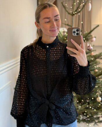 Continue Bluse Karina Lace Black