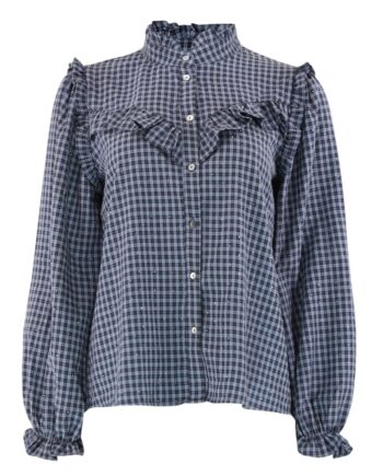 Continue Skjorte Lina Check Blue Check