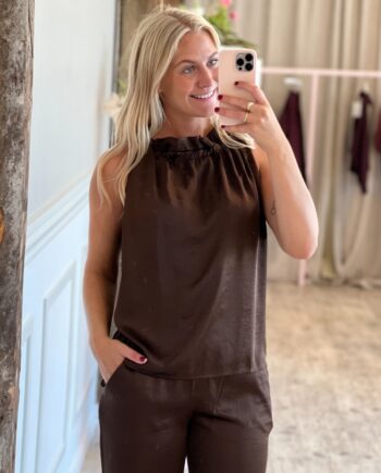 Continue Top Liva Solid Brown