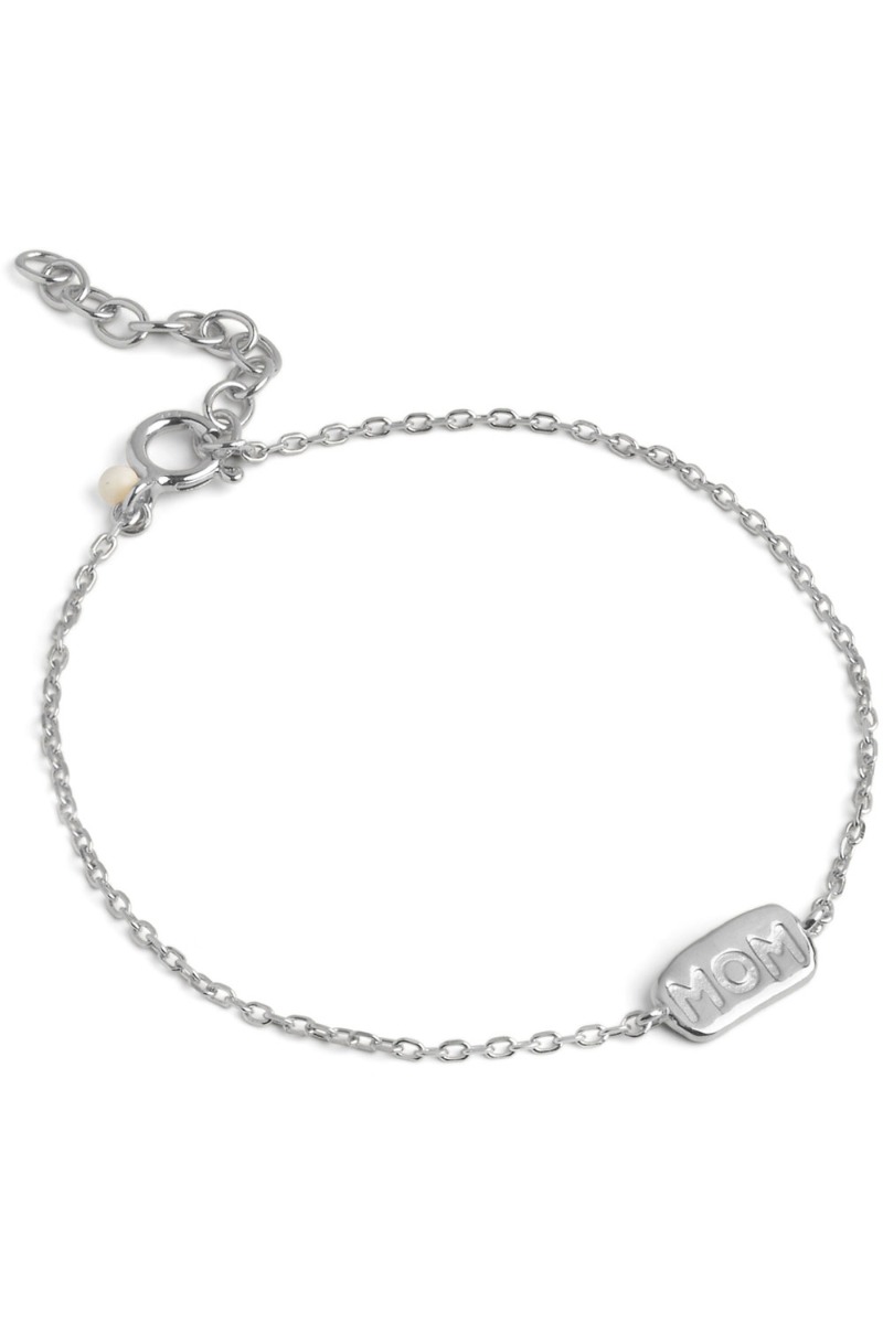 Enamel Armbånd Mom Bracelet Silver