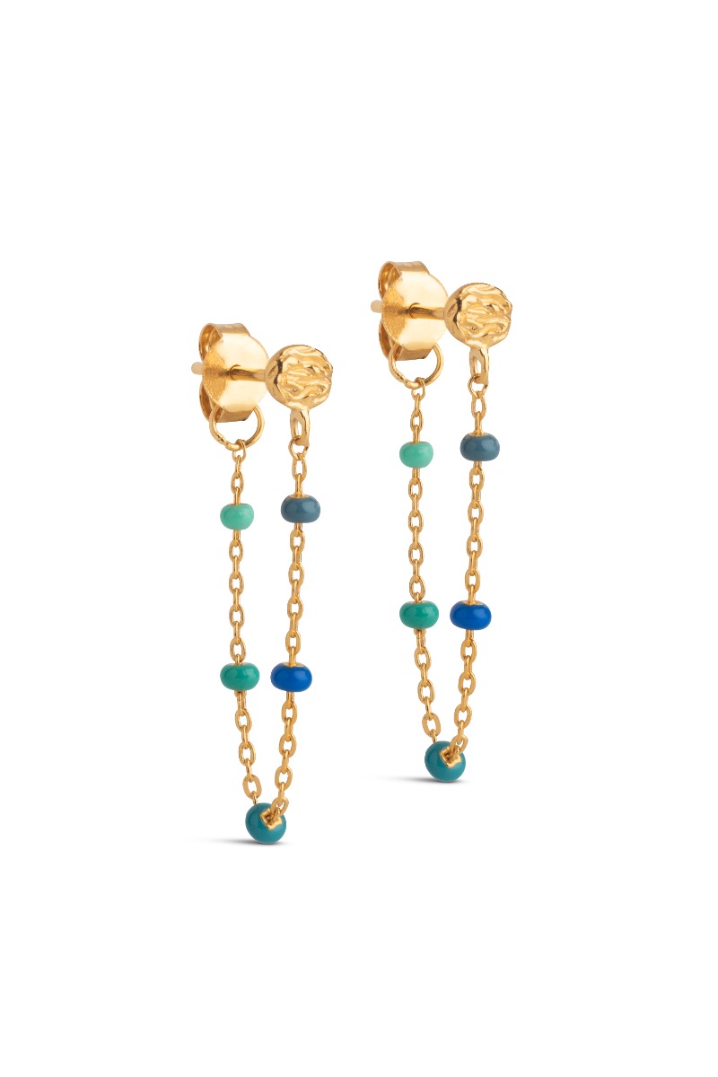 Enamel øreringe Earring Lola Atlantic