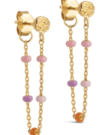 Enamel øreringe Earring  Lola Blush