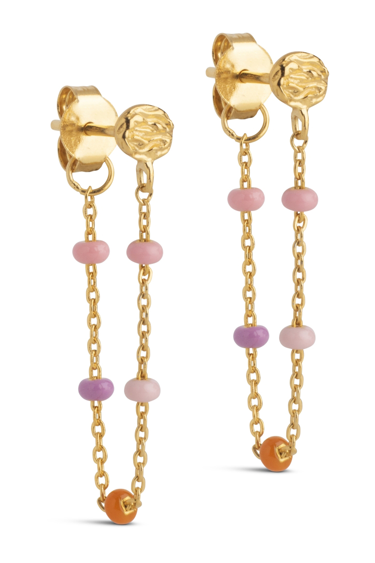 Enamel øreringe Earring Lola Blush