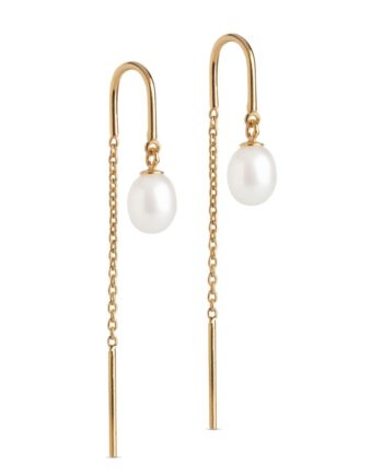 Enamel øreringe Eleanor Pearl Earring Pearl