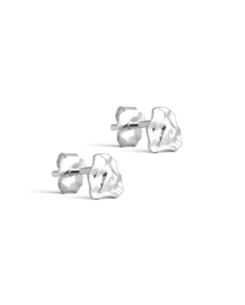 Enamel øreringe Rio Studs Silver