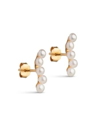 Enamel øreringe Stud Evie Pearls