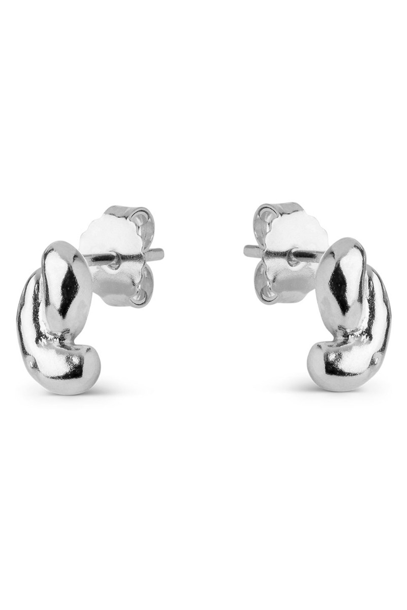 Enamel øreringe Studs Nari Silver