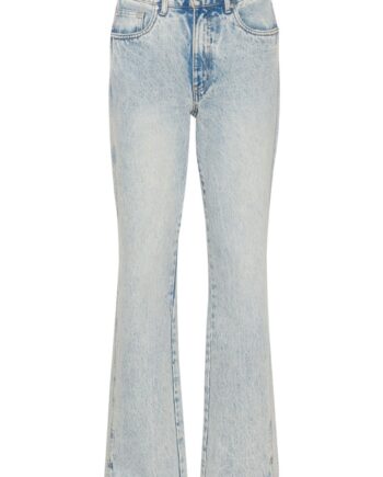 Gestuz Jeans Acidagz Hw Straight Jeans Light Blue Acid Wash