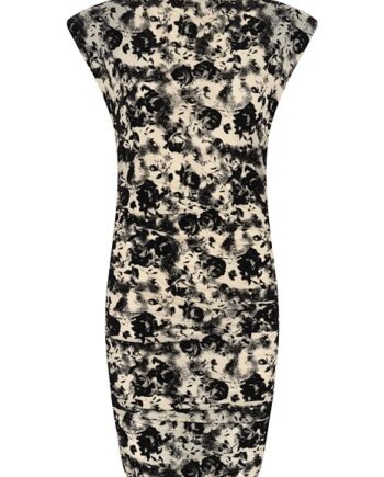 Gestuz Kjole Gz Flora Dress Butter Yellow Black