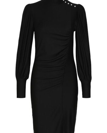 Gestuz Kjole Rifagz Button Dress Black Pearl