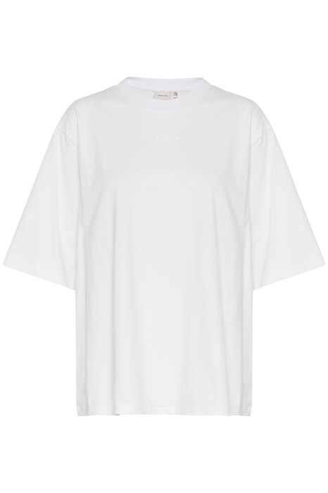 Gestuz -shirt Simmagz Emb Tee Bright White