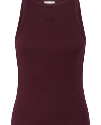 Gestuz Top Drew Rhinestone Logo Tank Aronia