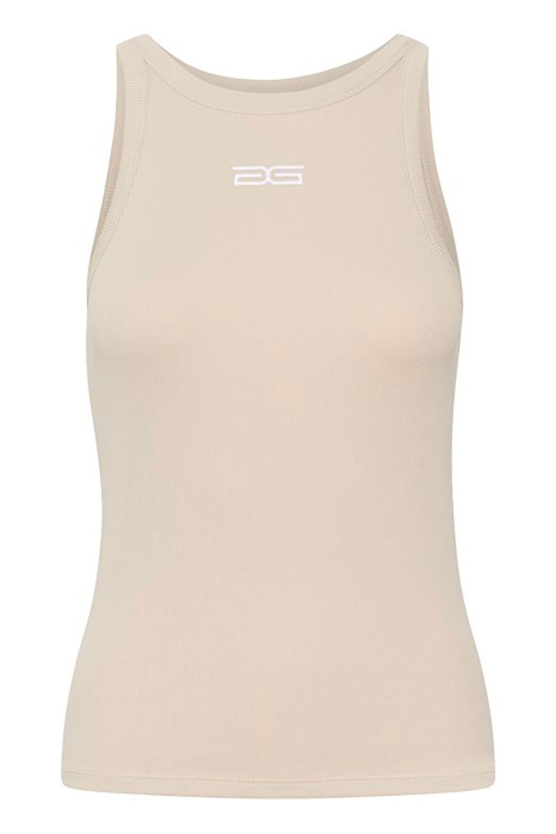 Gestuz Top Drewgz Sl Logo Tank Island Fossil