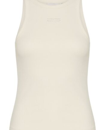 Gestuz Top Drewgz Sl Logo Tank White Onyx