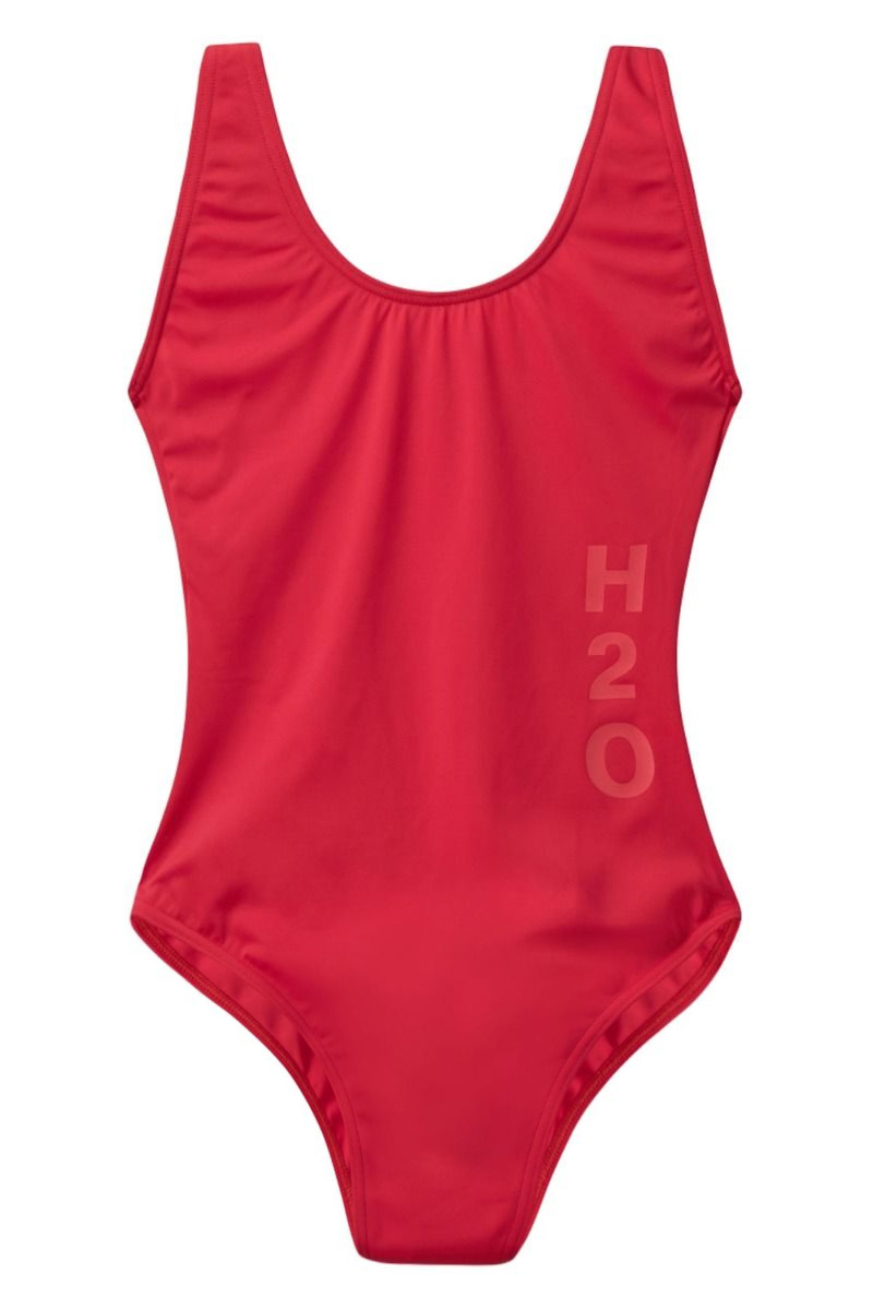 H2o Badedragt Tornø Logo Swim Suit Red
