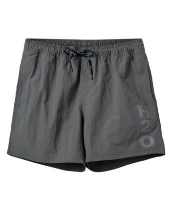 H2o Shorts H2o Leisure Logo Swim Shorts Dark Grey