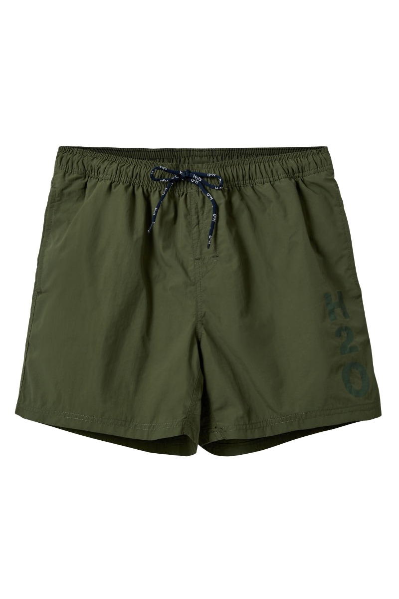 H2o Shorts Leisure Logo Swim Shorts 3020 Army
