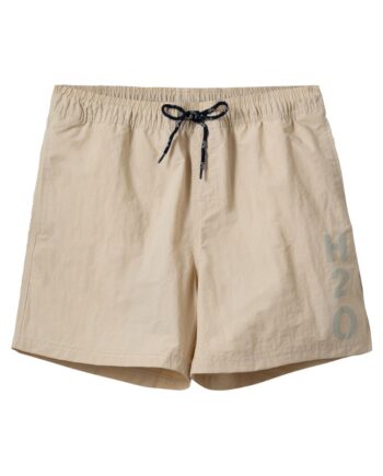 H2o Shorts Leisure Logo Swim Shorts Beige