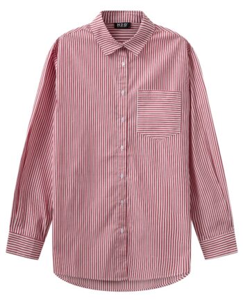 H2o Skjorte Rønne Essential Pajamas     Shirt Red White