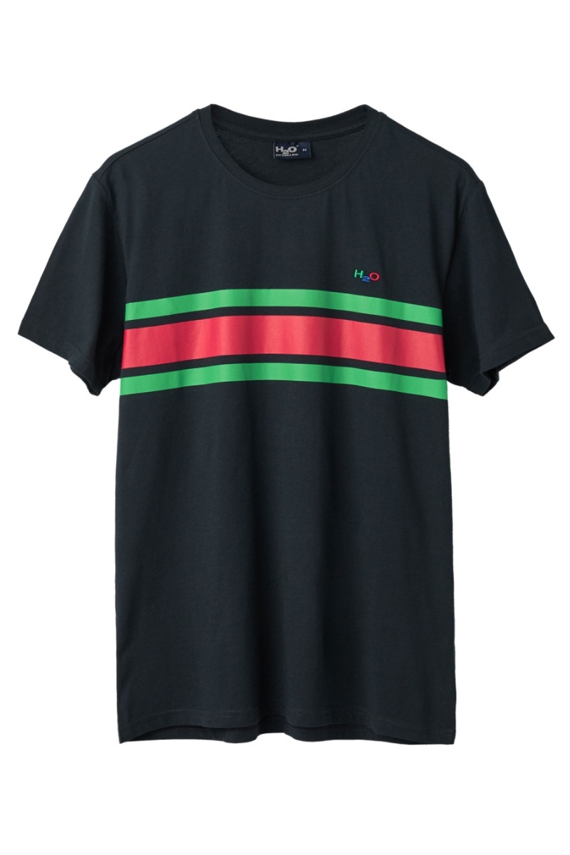 H2o -shirt Basic Gilleleje Tee Navy Green Red