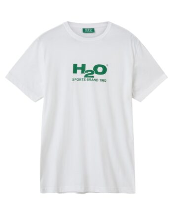 H2o  -shirt Basic Logo Tee White Cactus