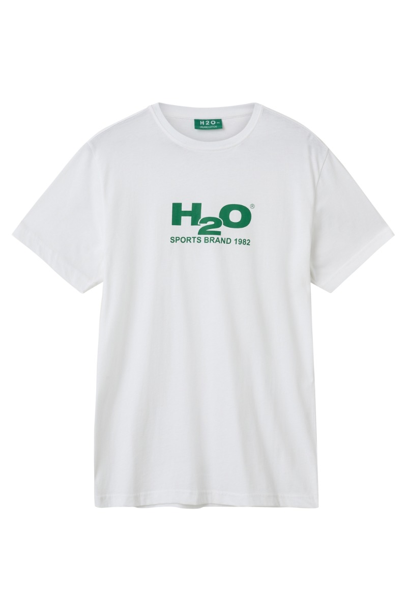 H2o -shirt Basic Logo Tee White Cactus