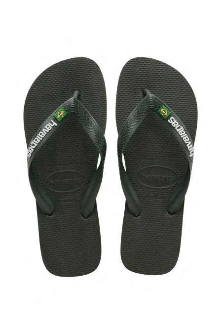 Havaianas Sandal Brasil Logo Green Olive