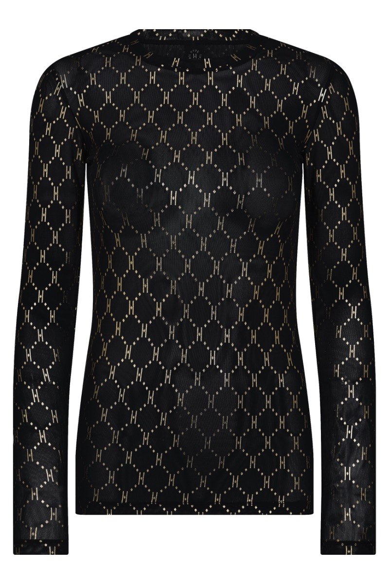 Hype The Detail Bluse Blouse Print Golden