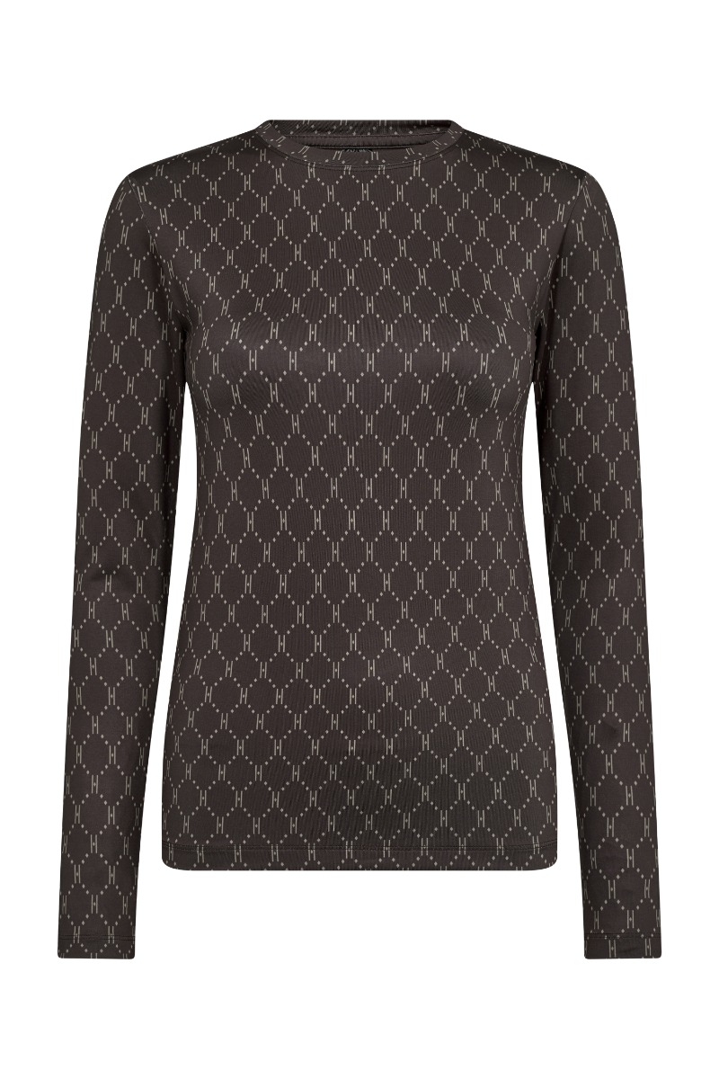 Hype The Detail Bluse Printed Blouse Brun