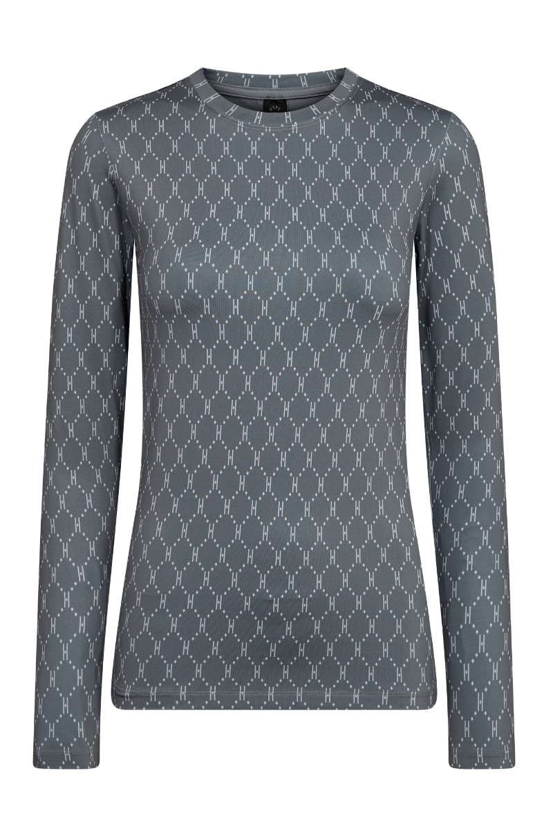 Hype The Detail Bluse Printed Blouse Grå